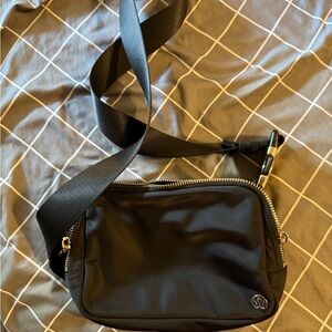 Black Zippered Pouch